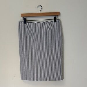 Calvin Klein Classic Black and White Striped Skirt